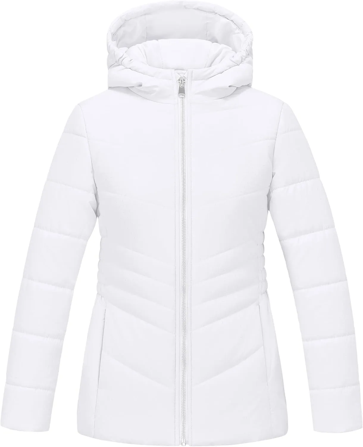 WULFUL Girls Winter Waterproof Coat Warm Hooded Parka Jacket Long